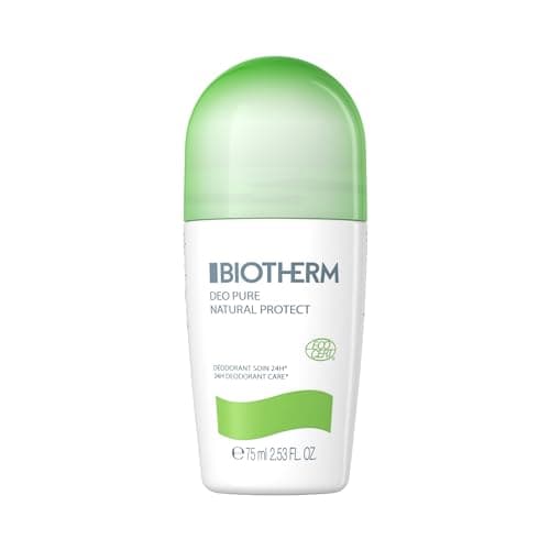 BIOTHERM - Deo Pure Natural Protect - Déodorant Roll-On - Enrichi en Aloe Vera - Anti-Transpirant 24H - Pour une Sensation de Fraîcheur et de Confort - 75 ml