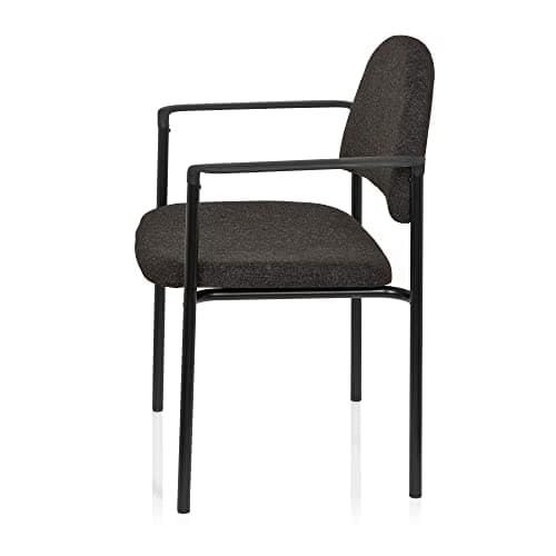 hjh OFFICE 704331 Chaise Visiteur XT 700 Gris Chaise de conférence Chaise à Quatre Pieds Chaise empilable rembourrée avec accoudoirs, empilable