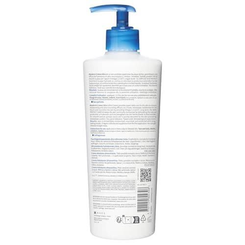 BIODERMA Atoderm Crème Ultra - Soin hydratant quotidien pour toute la famille - Renforce la barrière cutanée - Pour peaux sensibles à sèches - Flacon pompe 500 ml