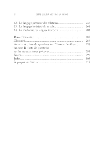 Cette douleur n'est pas la mienne - Comment briser le cercle de la transmission familiale
