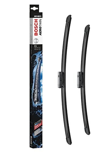 Bosch Balais d'Essuie–Glace Plats Aerotwin AM460S, Longueur: 530mm/450mm – 1 Paire de Balais avant