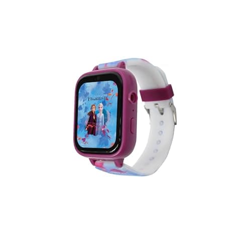 Lexibook Lexibook-DMW070FZ, La Reine des Neiges, Montre Selfie, Écran Tactile HD, Appareil Photo 720p, Lecteur MP3, Haut-Parleur intégré, Dictaphone, Podomètre, 5 Jeux, DMW070FZ, Bleu/Violet