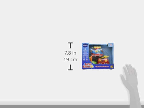 VTech - Tut Tut Bolides, Coffret Trio Secours, 3 Voitures Interactives, Camion de Pompiers, Tracteur et Hélicoptère, Jouet Musical et Sonore, Cadeau Enfant de 1 An à 5 Ans - Contenu en Français