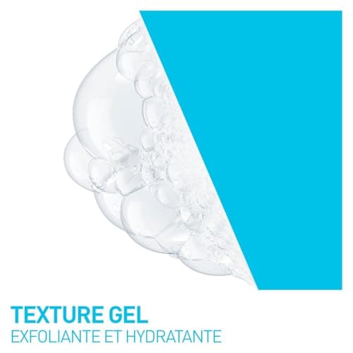 CeraVe - SA Gel Nettoyant Anti-Rugosités - Nettoie la Peau, Elimine les Rugosités - Acide Salicylique + Acide Hyaluronique + 3 Céramides Essentiels - Peau Sèche, Rugueuse, Squameuse - 564 ml