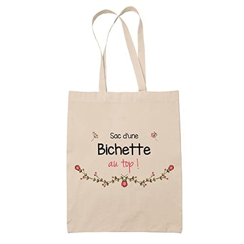 Tote Bag Bichette au Top | Idée Cadeau Anniversaire Noël Saint Valentin Sac Cabas Réutilisable