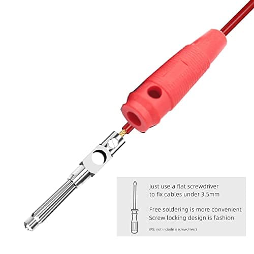 RUNCCI-YUN 10 pièces fiche Banane,4mm fiche Banane, fiche Enceinte Audio Haut Parleur Connecteur, pour Haut-parleurs, écran Murale, système vidéo et Audio, amplificateur, Câbled’Enceinte