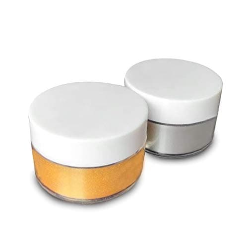 KERDEJAR Glitter Powder, 5g Comestible Flash Glitter Poudre d'argent Doré pour La Décoration De Gâteau Alimentaire Biscuit Fourniture De Cuisson d'or