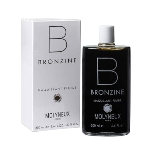 MOLYNEUX Bronzine, Maquillant fluide corps, lait teinté pour le corps, autobronzant, made in France, 200ml