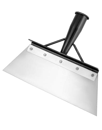 QWORK® Pelle de Nettoyage, Pelle de Jardin, tête de Rechange pour Pelle de désherbage, grattoir à Peinture, 30cm, Acier au manganèse