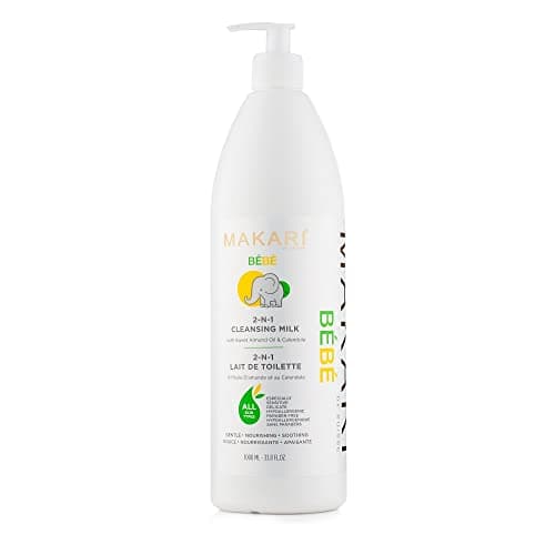 Makari - Lait de Toilette Calendula Bébé - Hypoallergénique - 1000 ML