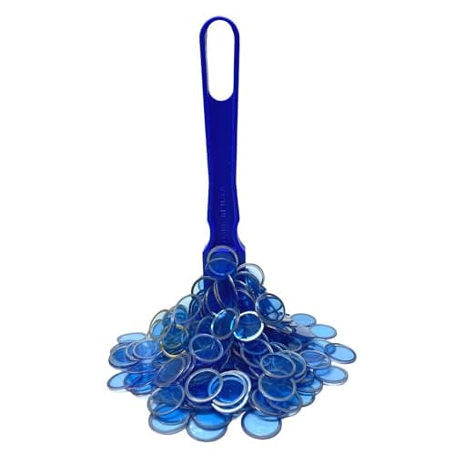 Fonyiunce Kit de Bingo Magnétique,1 Bâton Magnétique + 100 Jetons Loto,Jetons Magnétiques avec Stick,Jeu Éducatif pour Enfants et Accessoire Pratique de Stockage