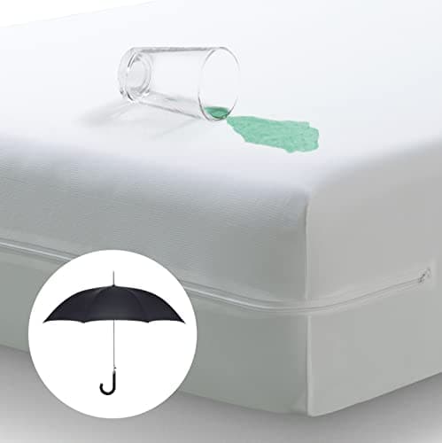 Tural - Housse pour Matelas Anti-acariens imperméable et Respirante. Dimensions 90x200 cm