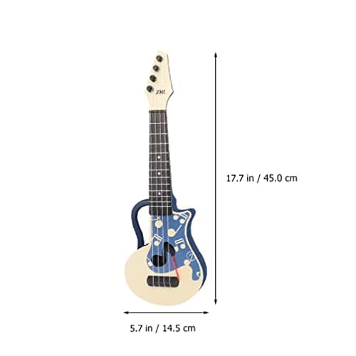Toddmomy 1 PC Mini Guitare Jouet Enfants Ukulélé Guitare Jouet Enfant Guitare Instrument De Musique Accessoires Photo pour Les Tout-Petits Et Les Enfants D'âge Préscolaire