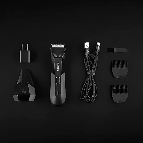 Tondeuse corps électrique MANSCAPED®, The Lawn Mower® 4.0, Têtes de lame en céramique SkinSafe® remplaçables, Tondeuse étanche, Rechargeable, Charge sans fil, Rasoir d'hygiène masculine ultime