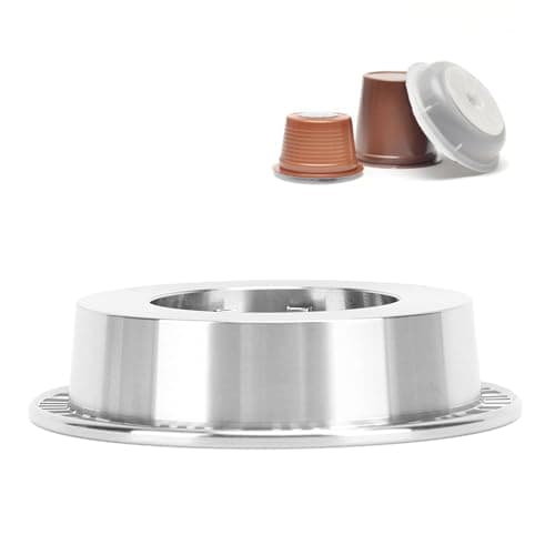 Support de Convertisseur de Dosettes de café, Adaptateur de Dosettes de café Réutilisables, Grand à Petit, Convertible, Portable, en Acier Inoxydable, pour Machine à café Vertuo