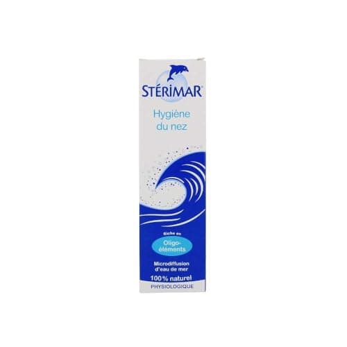 STÉRIMAR Hygiène du Nez - Spray Nasal Hygiène au Quotidien, Lave en Douceur & Hydrate le Nez, à l'Eau de Mer 100% Naturelle, Formule Physiologique, 100 ml