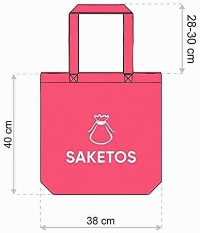 Sac en tissu à peindre non imprimé - pièces 38 x 42 cm - Tote Bag - 5, 10, 25 pièces - Sac en coton avec deux poignées longues - Sacs de courses
