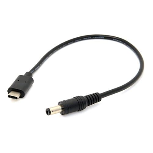 Cablecc Câble d'extension USB 3.1 type C USB-C vers DC 5,5 2,5 mm pour Air Pro 20 cm