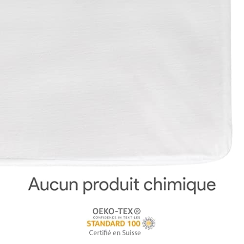 Comfier Sleep Protege Matelas 90x190 Anti-Acarien 100% Fibre de Bambou Impermeable Alese 90x190 Hypoallergénique Alèse Respirante Housse Matelas 90x190 Enfant Anti-Bactérien Protège Matelas 90 x 190