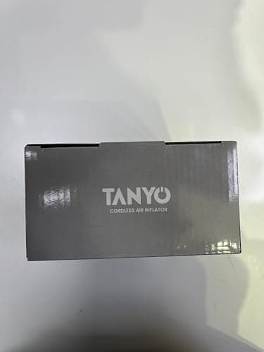 TANYO Compresseur à Air Portatif, 150PSI Gonfleur Pneus Voiture sans Fil avec Lumière LED, Pompe a Velo Electrique, Mini Compresseur Voiture 12V DC pour Vélo, Moto, Scoote, Balle