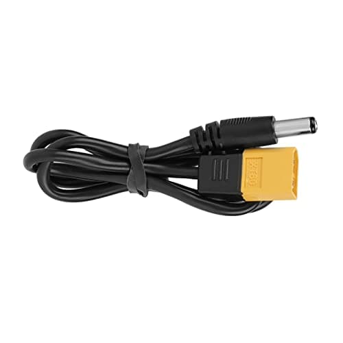 Connecteur XT60 avec fiche mâle vers DC 5,XT60 Male Connector to 5,5 x 2,5 mm DC5525 Power 5,5 2,5 mm DC5525 Câble d'alimentation 20 pouces de longueur.