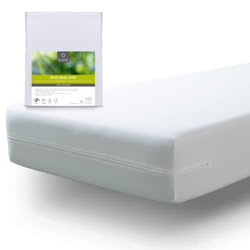 Tural - Housse pour Matelas Anti-acariens imperméable et Respirante. Dimensions 90x200 cm
