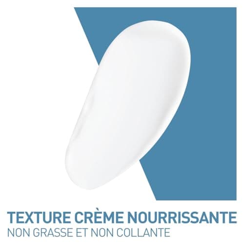 CeraVe - Crème Mains Réparatrice - Nourrit & Hydrate 24 h - Répare & Apaise - Acide Hyaluronique + 3 Céramides Essentiels - Sans Parfum - Peau Très Sèche, Gercée, Abîmée - 2 x 50 ml