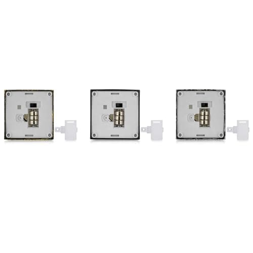 Romadedi Lanterne LED Exterieur Halloween - Lot de 20 Mini Noir Lanterne Bougie Decorative à Suspendre pour Ramadan, Mariage, Noel, Decoration de Table, Deco Champetre