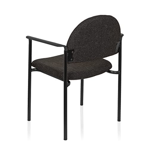 hjh OFFICE 704331 Chaise Visiteur XT 700 Gris Chaise de conférence Chaise à Quatre Pieds Chaise empilable rembourrée avec accoudoirs, empilable