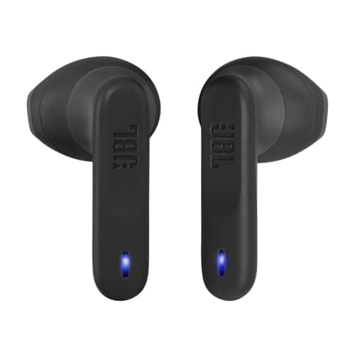 JBL Wave Flex, Écouteurs Intra-Auriculaires Sans Fil, Resistance à l'Eau IP54 et IPX2, Technologie TalkThru et AmbientAware, Autonomie de 32 heures, en Noir