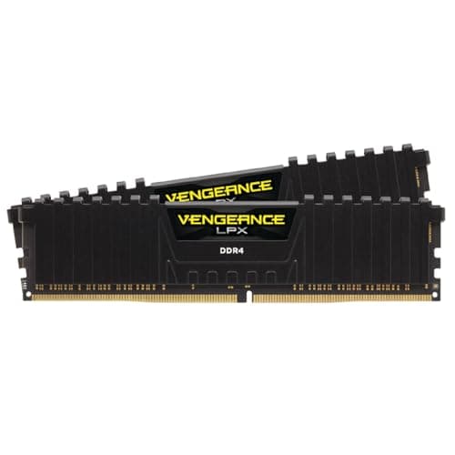 Corsair Vengeance LPX DDR4 RAM 32Go (2x16Go) Jusqu'à 3200MHz CL16 Intel XMP 2.0 Mémoire d'ordinateur - Noir (CMK32GX4M2E3200C16)