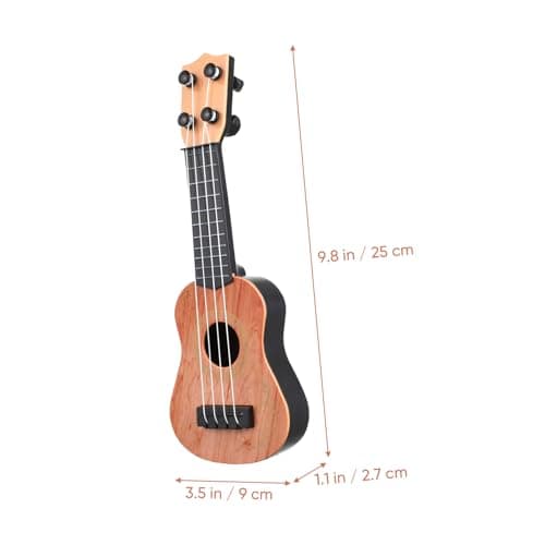 GARVALON Mini Ukulélé Enfants Ukulélé Jouet Instruments De Musique Modèles Ukulélé Instruments Jouet en Plastique Ukulélé Modèle Simulation Ukulélé Jouets Ukulélé Jouets Enfants Guitare