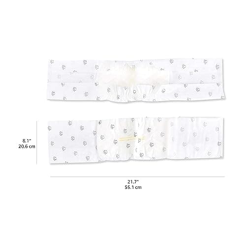 Amazon Basics Lot de 30 Couches jetables pour Chien mâle, Taille S, Blanc
