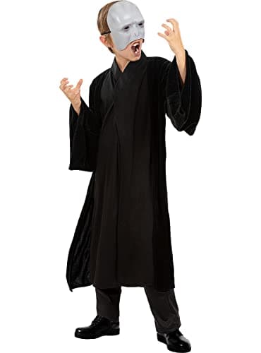 Funidelia | Déguisement Voldemort - Harry Potter pour garçon Magiciens, Poudlard - Déguisement pour Enfant, accessoires pour Halloween, carnaval et fêtes - Taille 3-6 ans - Noir