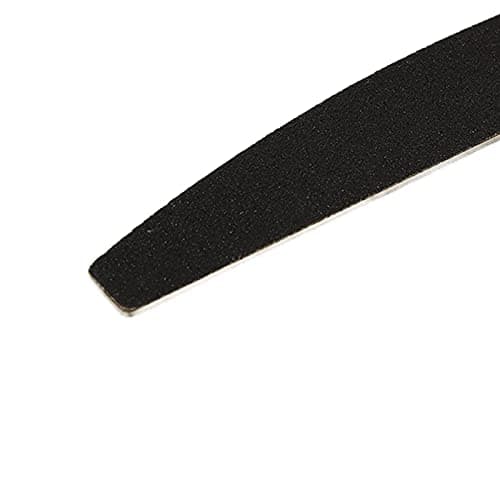 Set de Limes à Ongles Interchangeables, 100 Pièces pour Ongles en Gel avec Planche en Acier inoxydable. Set de Limes Interchangeables avec Planche Demi-lune en Métal, pour Ongles