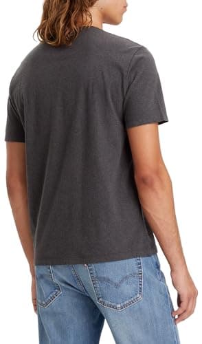Levi's Ss Original Housemark Tee T-Shirt Homme, Dark Charcoal Heather Dkr, M