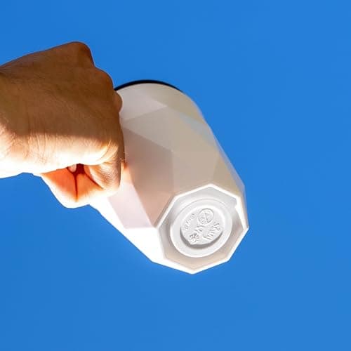 silwy® Tasse en plastique TO-GO, nano gel pads métalliques BLACK inclus