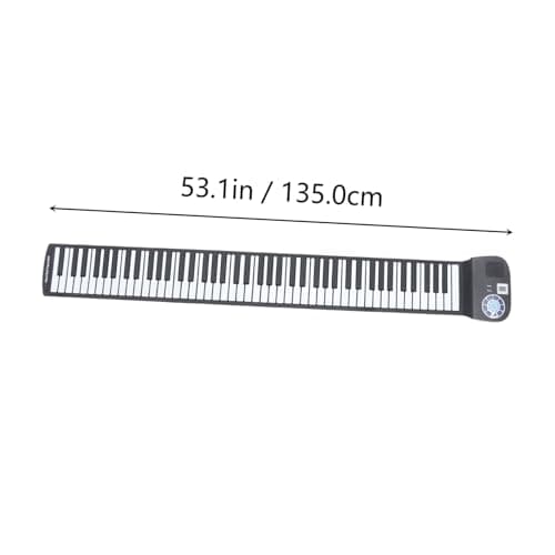 1 PC 88 Rouleau Rouleau À Main Piano Électronique Mini Pour Enfants Clavier De Piano Électrique Pour Enfants Piano Pliant Enfants Clavier Silicone Clavier Piano Piano Roulé À La TOGEVAL