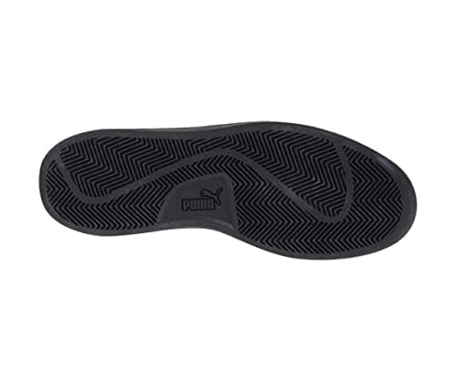 PUMA Puma Smash v2 L Baskets Mixte, Puma Noir Puma Noir, 43 EU