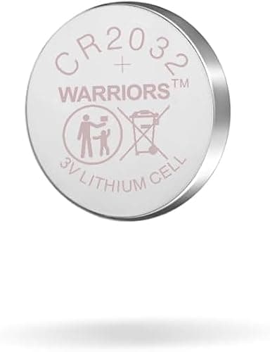 Warriors 10X Pile Piles 2032 CR2032 Bouton 3V,Emballage à l'épreuve des Enfants, pour appareils Smart Home, clés de Voiture (10 Pack)