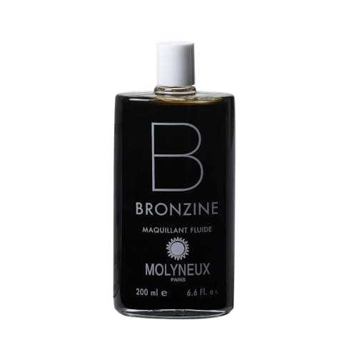 MOLYNEUX Bronzine, Maquillant fluide corps, lait teinté pour le corps, autobronzant, made in France, 200ml