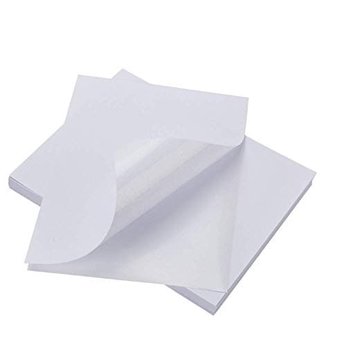 FungLam Papier Autocollant Mat Imprimante A4 100 étiquettes 210 x 297mm, A4 imprimables papier autocollant blanc,Étiquette autocollante,Blanc Mat, Pour Imprimante à Jet d'encre et Laser