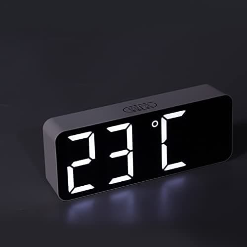 Horloge Numérique, Horloge Salle De Bain, Horloge de Table, Horloge numérique puissante Lecture Pratique pour Offrir en pour Le réglage du réveil Quotidien