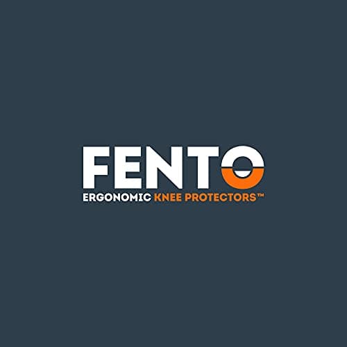 FENTO Max | Genouillères extra longues pour homme | Protection des genoux robuste avec sangles réglables | Genouillères confortables pour sols, travaux de construction, toiture et aménagement paysager