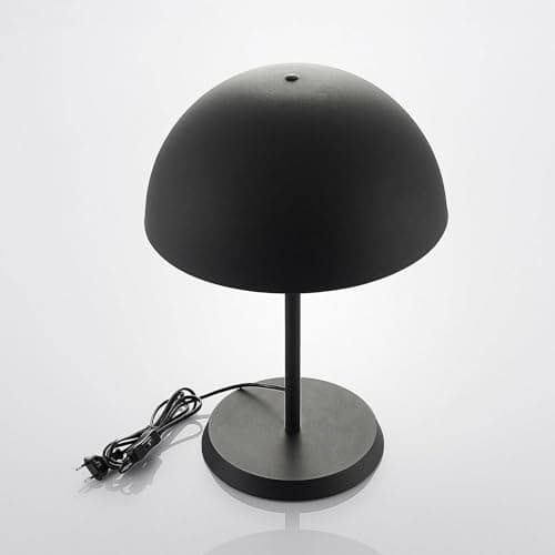 Lindby Lampe à poser Idalene (Moderne) en Noir Métal e. a. pour Salon & Salle manger (à 2 lampes, E27),