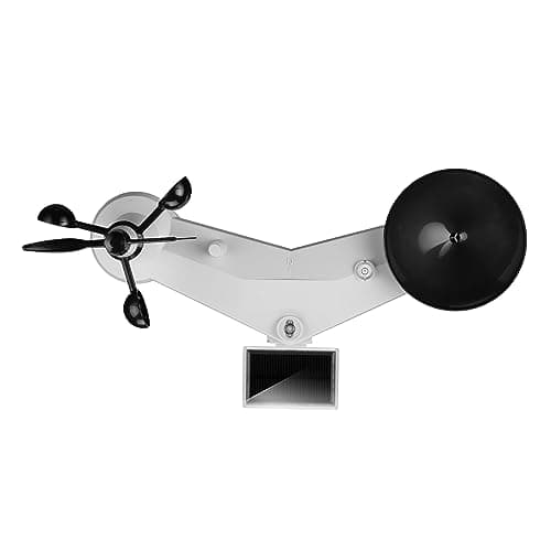 Bresser Station Météo Sans Fil Wifi Avec Capteur Extérieur Pro 7 En 1 De Niveau UV, Vitesse Et Direction Du Vent, Humidité De L’air, Température, Précipitations Et Intensité Lumineuse