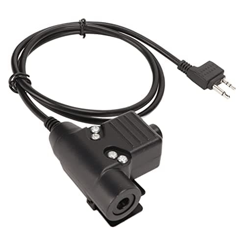 U94 PTT Adaptateur Push to Talk Bouton Talkie Walkie Casque Connecteur Câble pour Alan, pour Midland pour Nautico, 2 Pin Jack Two Way 2 Broches Walkie Talkie Radio