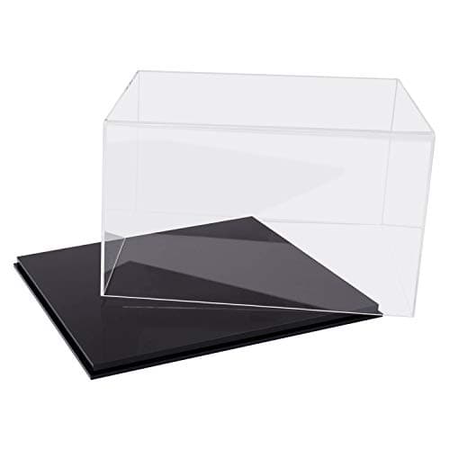 HMF 46806 Vitrine en Acrylique pour Voitures Miniatures, Figurines | 32 x 28 x 20 cm | Transparent