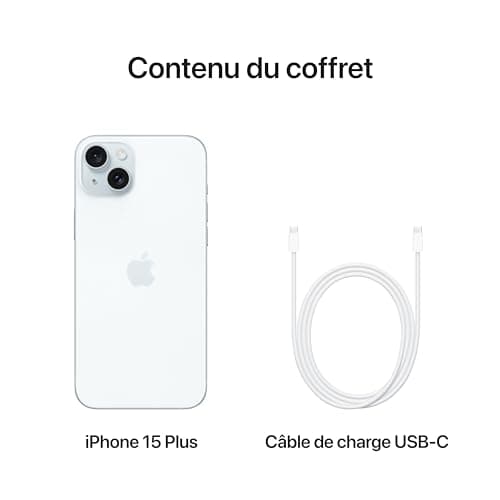 Apple iPhone 15 Plus (512 Go) - Bleu