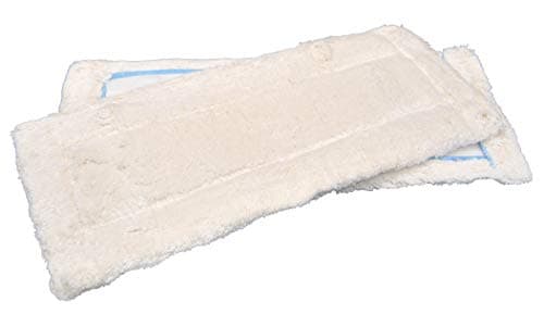 Serpillère ou housse de rechange pour nettoyage des sols, 42 centimètres en BLANC EXTREME, adaptée au Hara